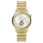 ساعت ویولت مردانه اتوماتیک طلائی صفحه سیلور 0563