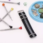 بند برزنتی نیتو طرحدار مشکی طوسی