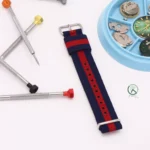 بند برزنتی نیتو طرحدار قرمز سرمه ای