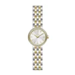 ساعت زنانه تک موتوره ویولت مدل 0620 سیلور طلایی سفید