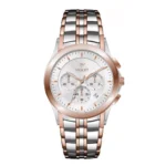 ساعت مردانه ویولت مدل 0611 سیلور رزگلد سفید