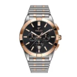 ساعت مردانه ویولت مدل 0613 سیلور رزگلد مشکی