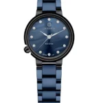 ساعت اورینتال زنانه استیل سرمه ای مدل O.SH217L-0079