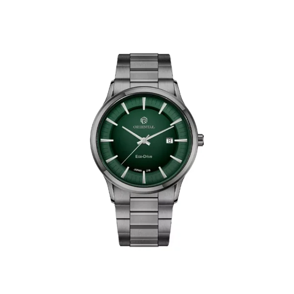 ساعت اورینتال زنانه دودی صفحه سبزمدل O.SH210L-0012