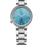 ساعت اورینتال زنانه مدلO.SH217L-0088 صفحه فیروزه ای