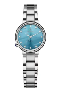 ساعت اورینتال زنانه مدلO.SH217L-0088 صفحه فیروزه ای