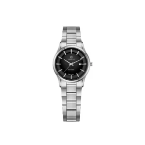 ساعت اورینتال زنانه استیل صفحه مشکی مدل O.SH210L-0005