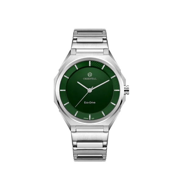 ساعت اورینتال مردانه استیل صفحه سبز مدلO.SH220L-0009