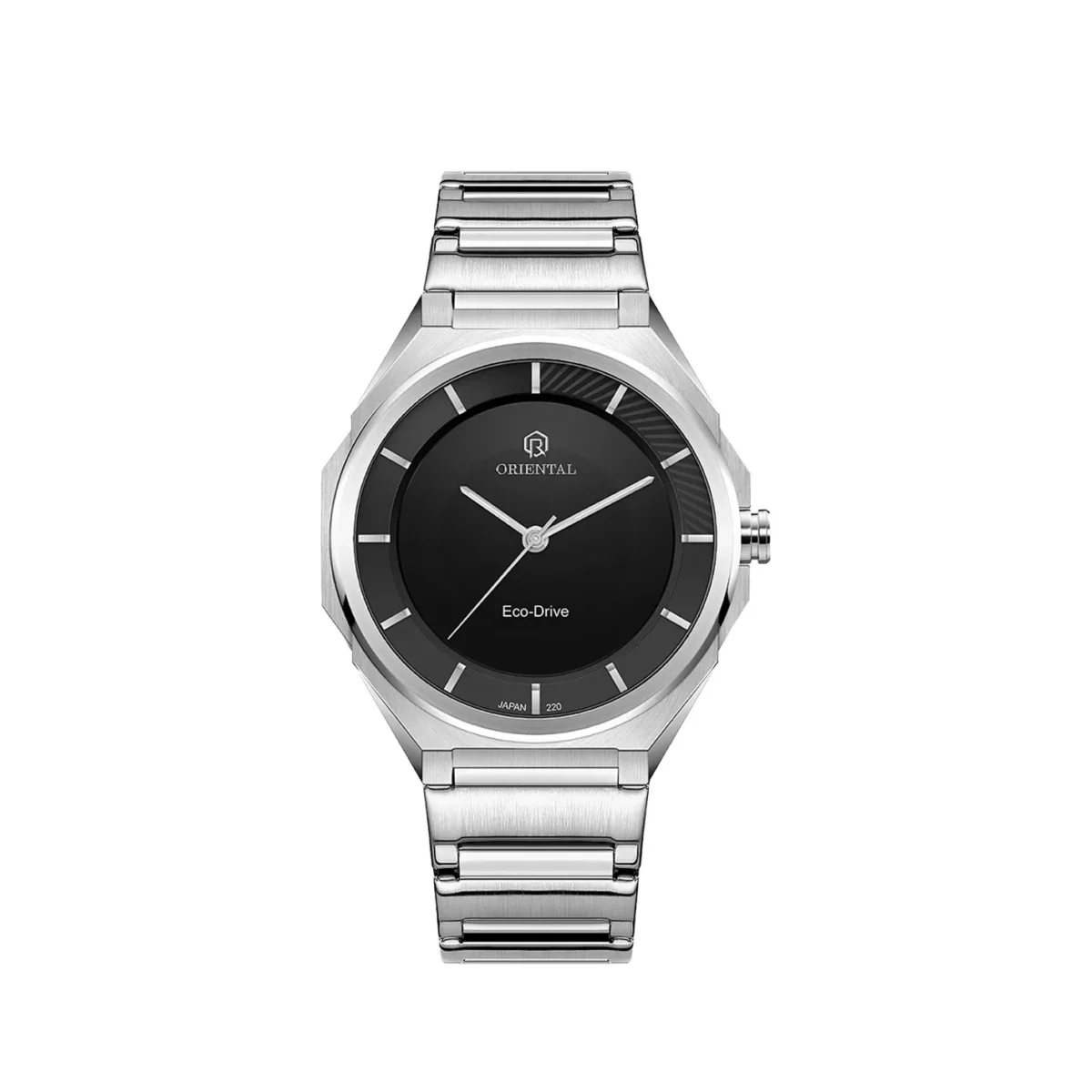 ساعت اورینتال مردانه استیل صفحه مشکی مدلO.SH220L-0005