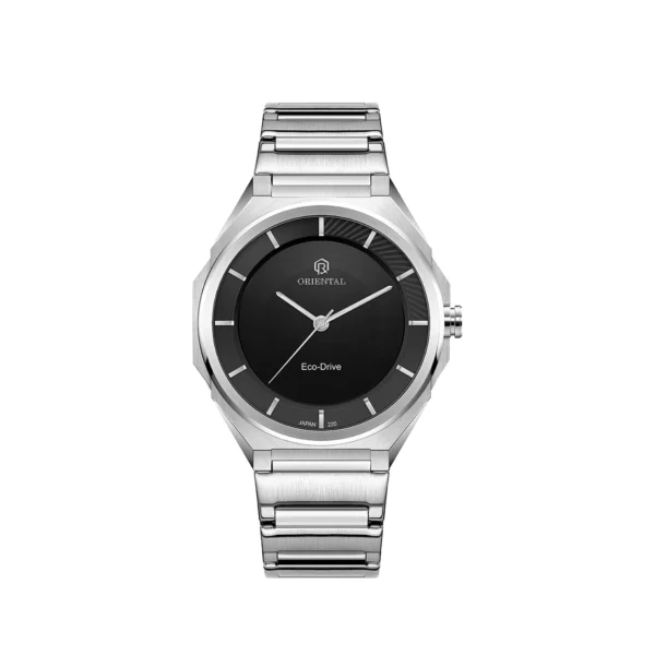 ساعت اورینتال مردانه استیل صفحه مشکی مدلO.SH220L-0005