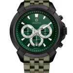 ساعت اورینتال مردانه فلزی سبز مدل O.SH211G-0051