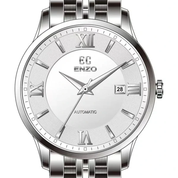 ساعت مردانه انزو استیل سیلور مدل EC-2176AEG