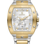 ساعت کرنوگراف اورینتال مردانه استیل طلایی صفحه سیلور مدل O.SH218G-0003