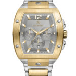 ساعت کرنوگراف اورینتال مردانه استیل طلایی صفحه طوسی مدلO.SH218G-0017