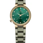 ساعت اورینتال زنانه استیل سبز مدلO.SH217L-0107