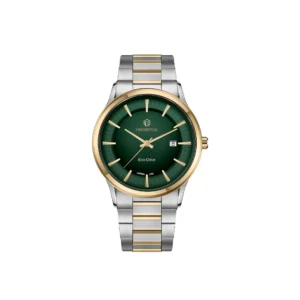 ساعت اورینتال مردانه استیل سیلورطلایی صفحه سبزمدل O.SH210L-0100