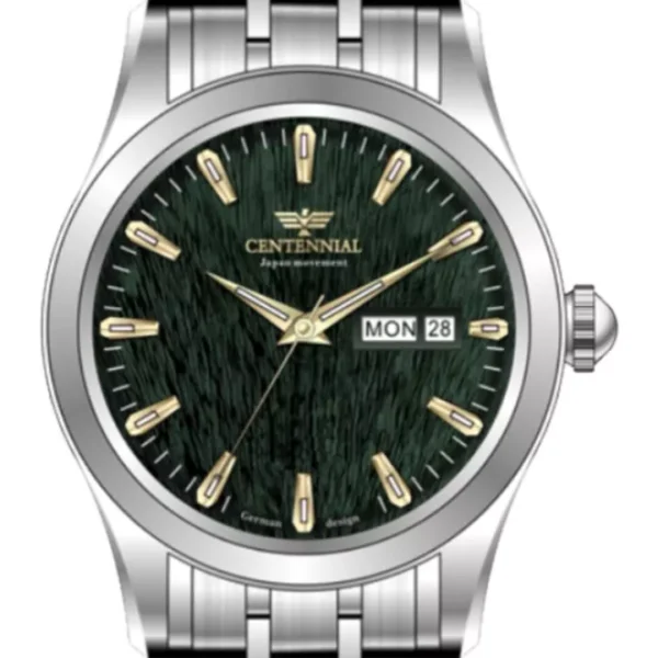 ساعت زنانه سنتنیال استیل سیلور صفحه سبزمدل97