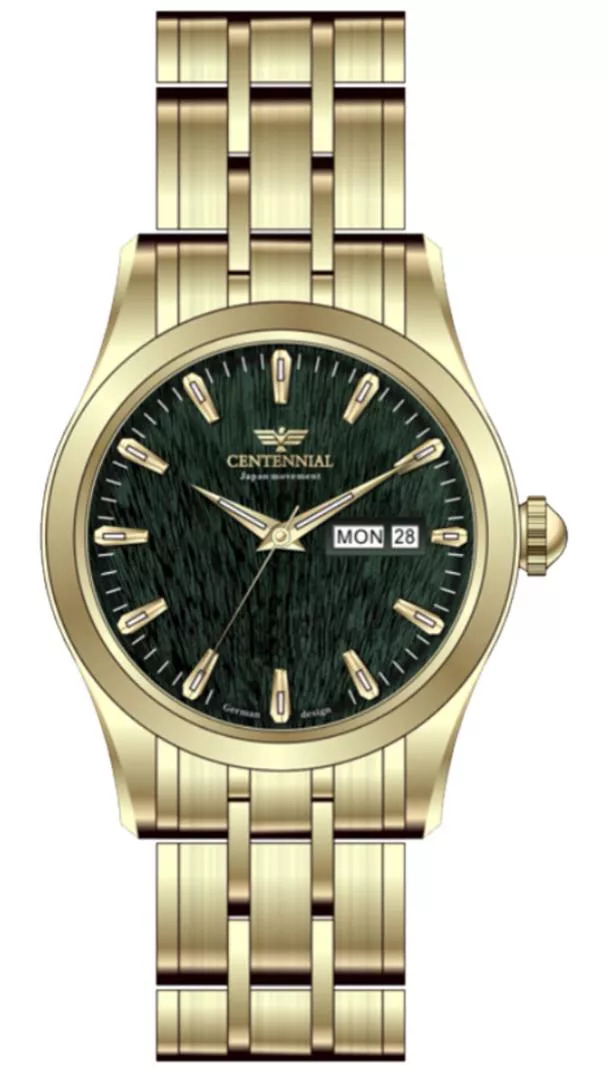 ساعت زنانه سنتنیال استیل طلایی صفحه سبزمدل102 ساعت زنانه سنتنیال استیل طلایی صفحه سبزمدل102