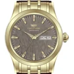 ساعت زنانه سنتنیال استیل طلایی صفحه کافی مدل101