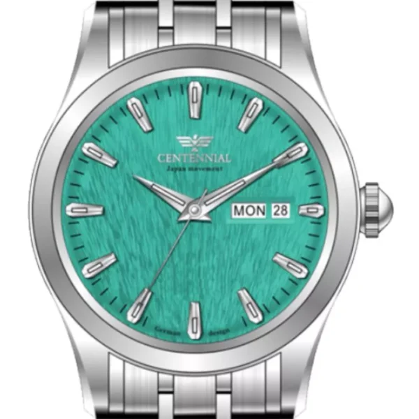 ساعت زنانه سنتنیال سیلور صفحه تیفانی مدل98