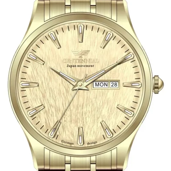 ساعت مردانه سنتنیال استیل طلایی مدل2258