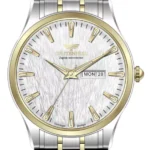 ساعت مردانه سنتنیال سیلور طلایی صفحه سیلورمدل 127