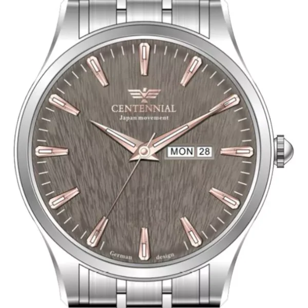 ساعت مردانه سنتنیال سیلورصفحه کافی مدل118