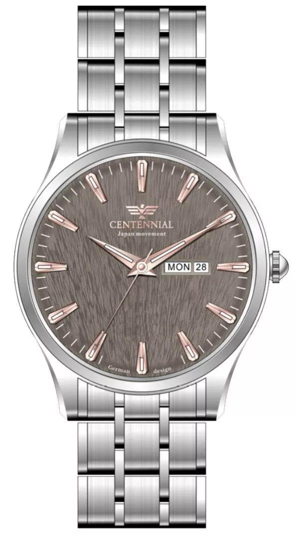 ساعت مردانه سنتنیال سیلورصفحه کافی مدل118 ساعت مردانه سنتنیال سیلورصفحه کافی مدل118