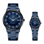 ست ساعت اورینتال زنانه ومردانه آبی مدل O.SH210G-0079