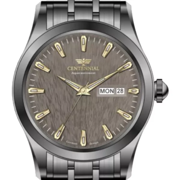 ساعت زنانه سنتنیال استیل ذغالی صفحه کافی مدل 109