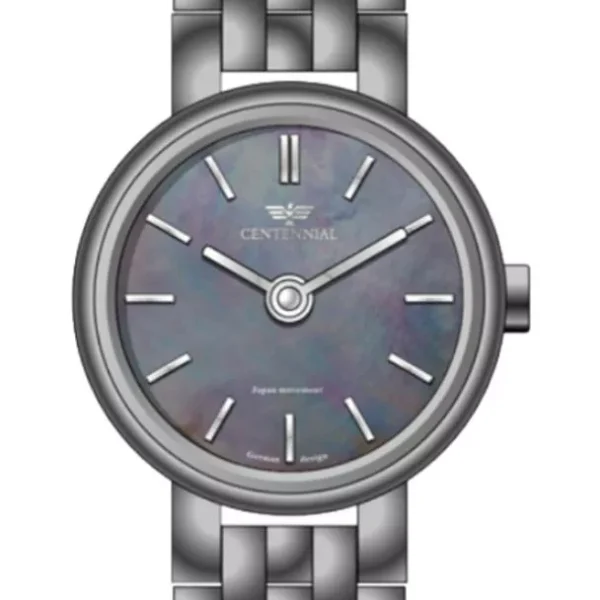 ساعت زنانه سنتنیال استیل ذغالی مدل 45