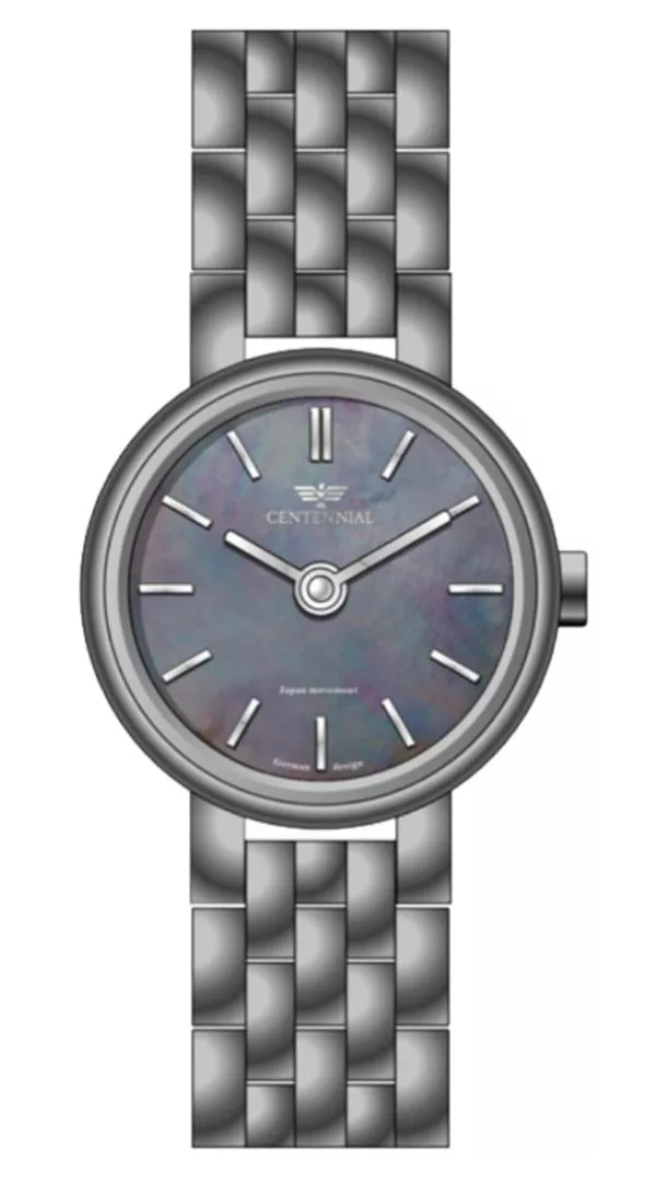 ساعت زنانه سنتنیال استیل ذغالی مدل 45 ساعت زنانه سنتنیال استیل ذغالی مدل 45