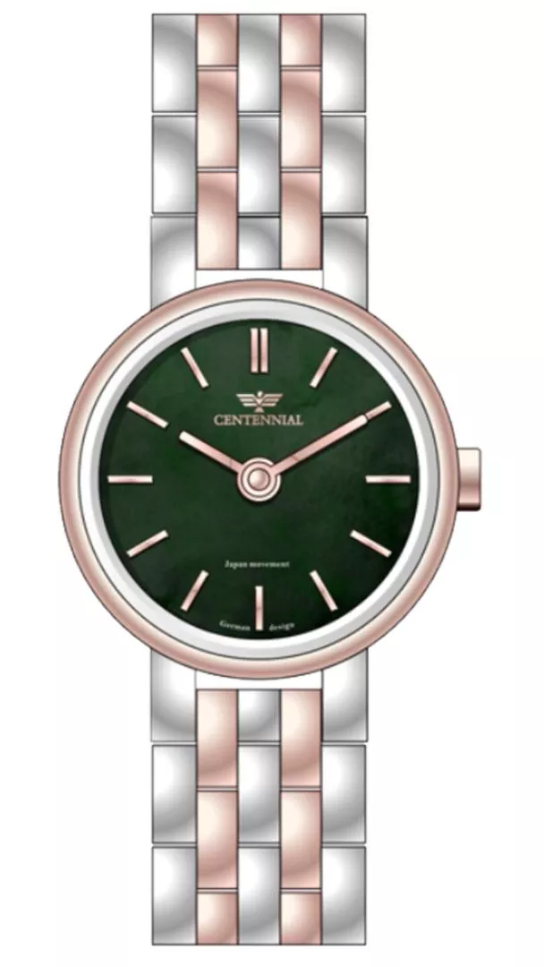 ساعت زنانه سنتنیال استیل سیلور رزگلد صفحه سبز مدل 44 ساعت زنانه سنتنیال استیل سیلور رزگلد صفحه سبز مدل 44