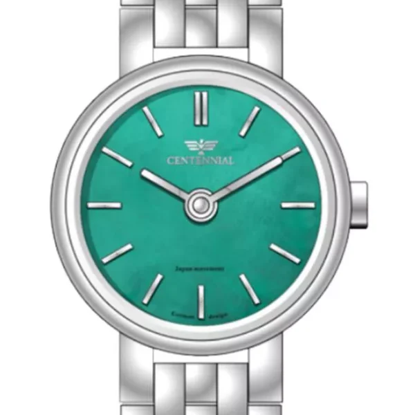 ساعت زنانه سنتنیال استیل سیلور صفحه تیفانی مدل 29