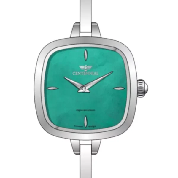 ساعت زنانه سنتنیال استیل سیلور صفحه تیفانی مدل51