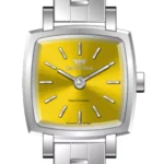 ساعت زنانه سنتنیال استیل سیلور صفحه زرد مدل 05
