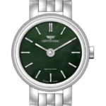 ساعت زنانه سنتنیال استیل سیلور صفحه سبز مدل 27