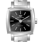 ساعت زنانه سنتنیال استیل سیلور صفحه مشکی مدل 01