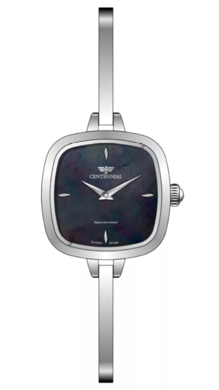 ساعت زنانه سنتنیال استیل سیلور صفحه مشکی مدل47 ساعت زنانه سنتنیال استیل سیلور صفحه مشکی مدل47