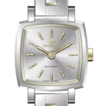 ساعت زنانه سنتنیال استیل سیلور طلایی صفحه سیلور مدل15