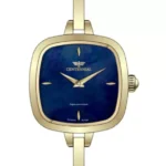 ساعت زنانه سنتنیال استیل طلایی صفحه سرمه ای مدل58