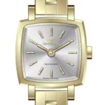 ساعت زنانه سنتنیال استیل طلایی صفحه سیلور مدل 10