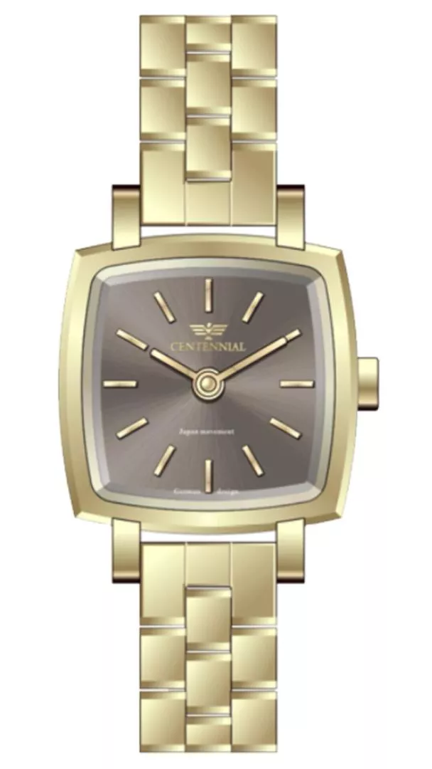 ساعت زنانه سنتنیال استیل طلایی صفحه کافی مدل 11 ساعت زنانه سنتنیال استیل طلایی صفحه کافی مدل 11