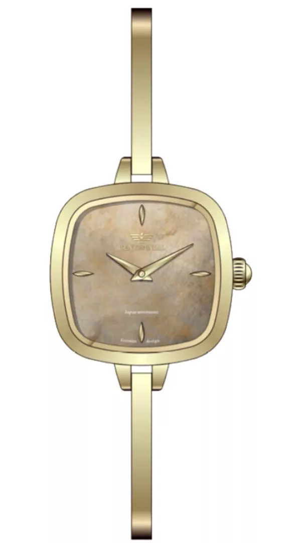 ساعت زنانه سنتنیال استیل طلایی صفحه کافی مدل57 ساعت زنانه سنتنیال استیل طلایی صفحه کافی مدل57