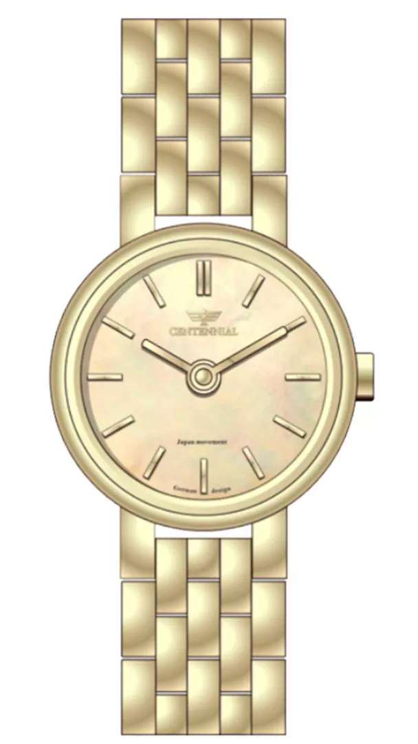 ساعت زنانه سنتنیال استیل طلایی مدل 37 ساعت زنانه سنتنیال استیل طلایی مدل 37