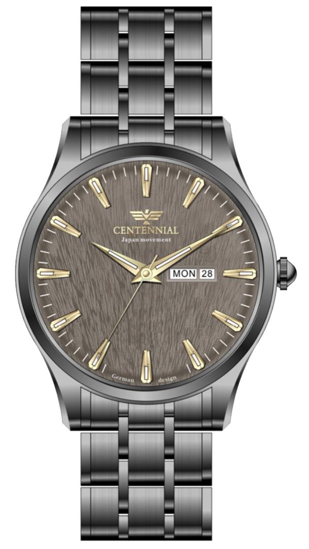 ساعت مردانه سنتنیال استیل ذغالی صفحه کافی مدل 131 ساعت مردانه سنتنیال استیل ذغالی صفحه کافی مدل 131