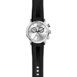 ساعت مردانه سنتنیال مشکی صفحه سیلور مدل 138