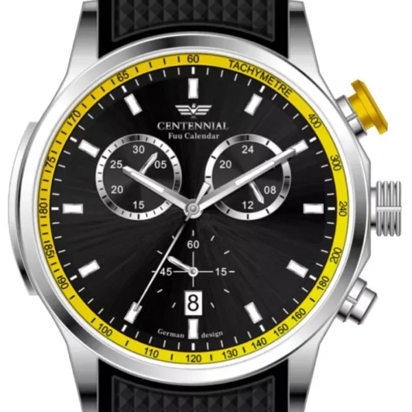 ساعت مردانه سنتنیال مشکی مدل 143