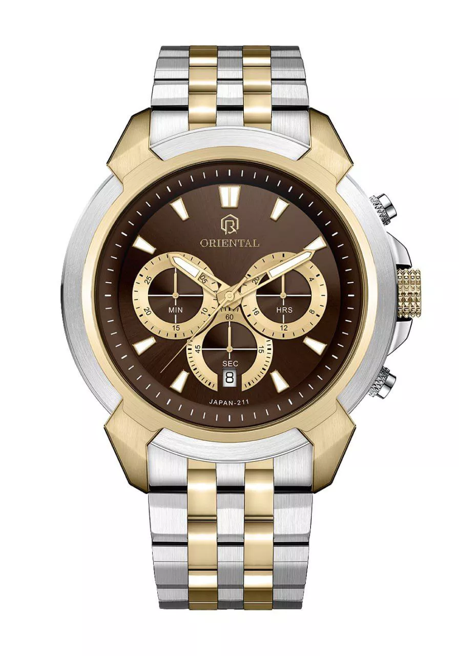 ساعت اورینتال مردانه سیلور طلایی O.SH211G-0021 ساعت اورینتال مردانه سیلور طلایی O.SH211G-0021