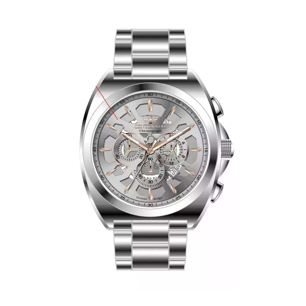 ساعت مردانه استیل سنتنیال سیلور مدل 186 ساعت مردانه استیل سنتنیال سیلور مدل 186